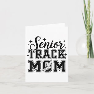 Carte Cute Senior Track Mom Life 2025 Sports Cl Of 2025