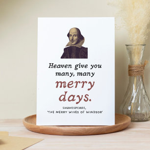 Carte Cute Shakespeare Happy Retirement Theater Citation