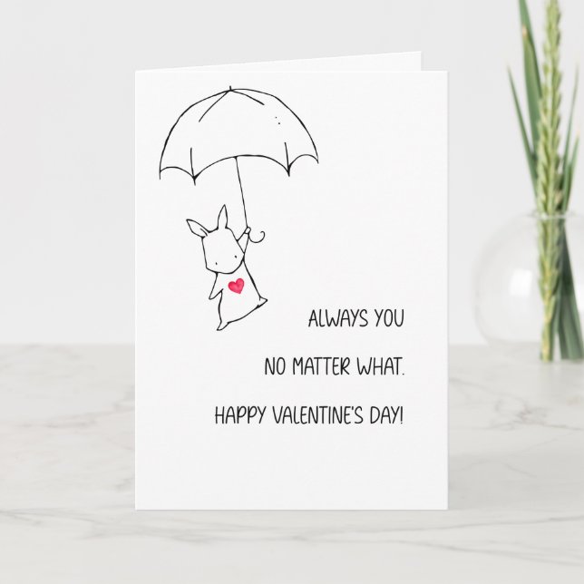 Carte Cute Simple Always you Folded (Devant)