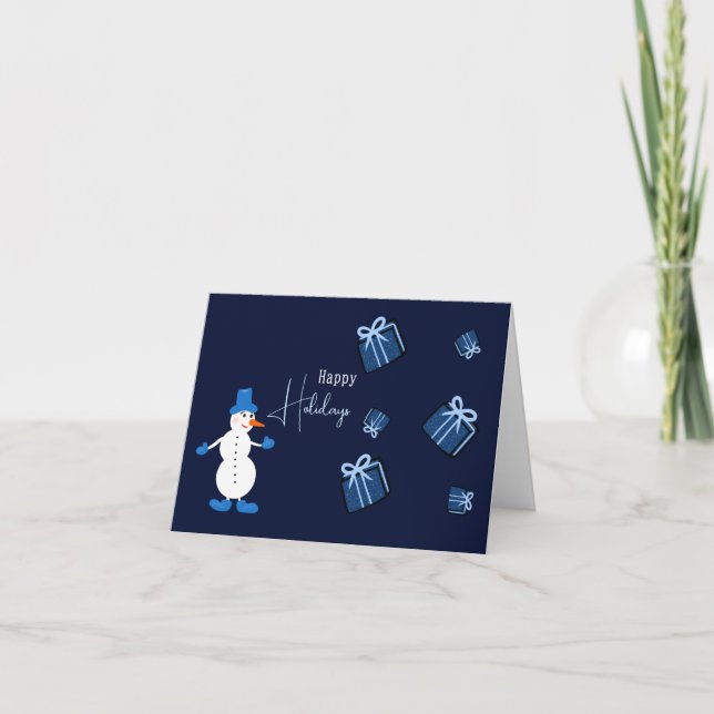 Carte Cute snowman (Devant)