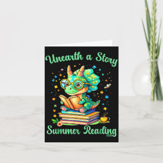 Carte Cute Triceratops Unearth a Story 2026 Summer
