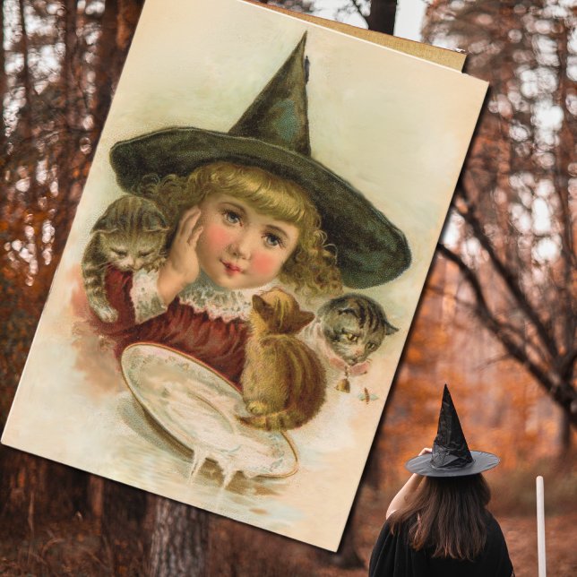 Carte Cutie d'Halloween vintage -citation amusante (Créateur téléchargé)