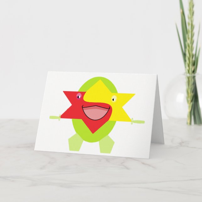Carte Cutieful Kids Art Design Amusant Imaginaire Star P (Devant)