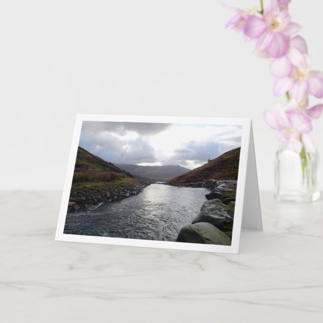 Carte Cwm Llan, Snowdonia, Wales, Royaume-Uni (Orchidée)