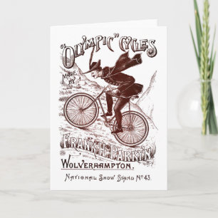 Carte : Cycles Olympiques Image Vintage