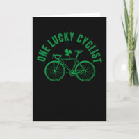Cyclisme Un Cycliste Chanceux Saint Patrick's Day