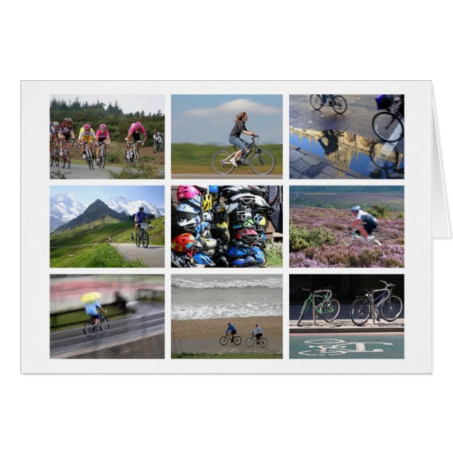 Carte cycliste (Devant horizontal)