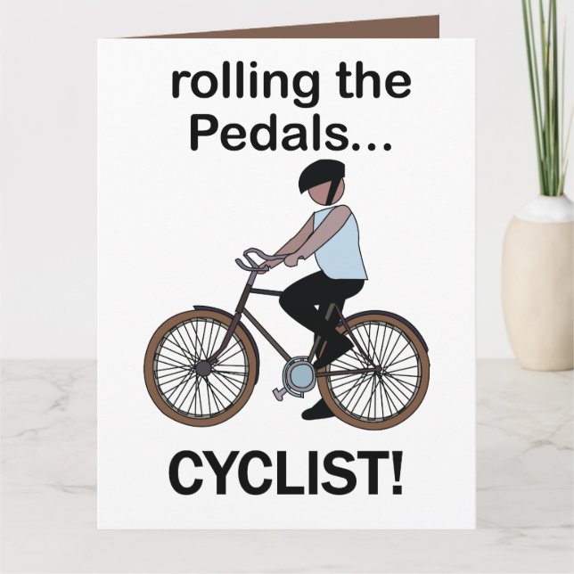 Carte Cycliste Cyclisme Vélo (Devant)