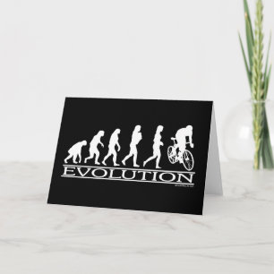 Carte Cycliste de femelle d'évolution