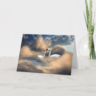 Carte Cygne de mère