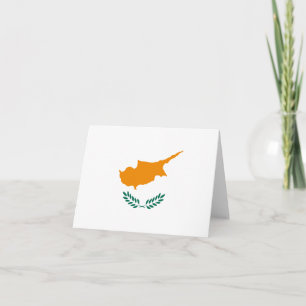 Carte Cyprus Flag Notecard