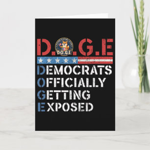 Carte D.o.g.e Doge Département de l'Efficacité du Gouver