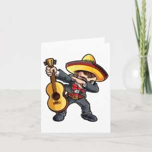 Carte Dabbing Mariachi T Shirt Cinco De Mayo Enfants Gar