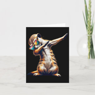 Carte Dabbing Meerkat Dancing Dab Surikate