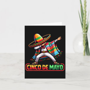 Carte Dabbing Mexican Poncho Cinco De Mayo Fiesta 2