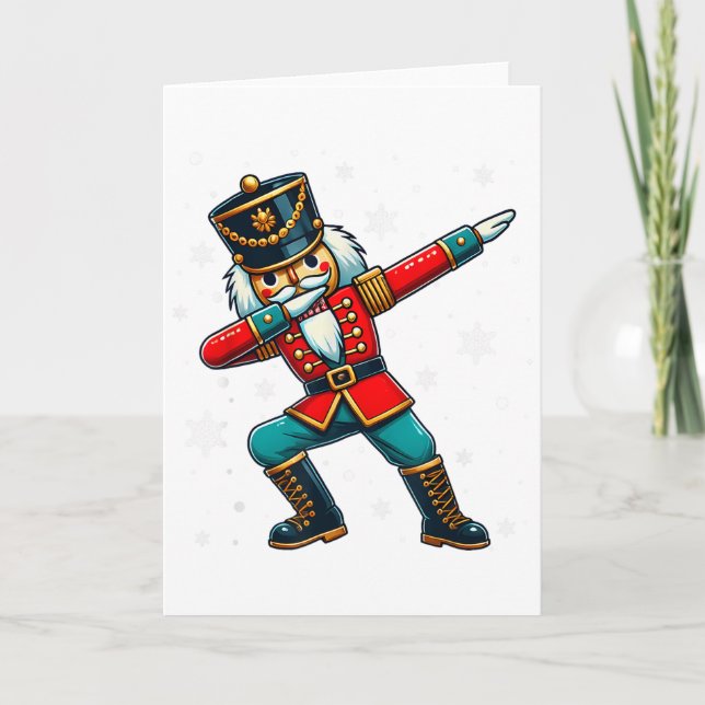Carte Dabbing Nutcracker Christmas Costume Matching Fami (Devant)