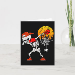 Carte Dabbing Skeleton Jouer en boîte Joueur d'Halloween