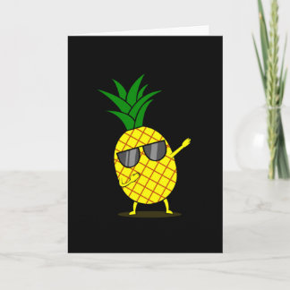 Carte Dabbing Yellow Pineappy DAB Funny Danser Fruit