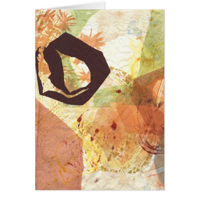 Carte d'abrégé sur passage d'Enso de cercle de zen (Devant)