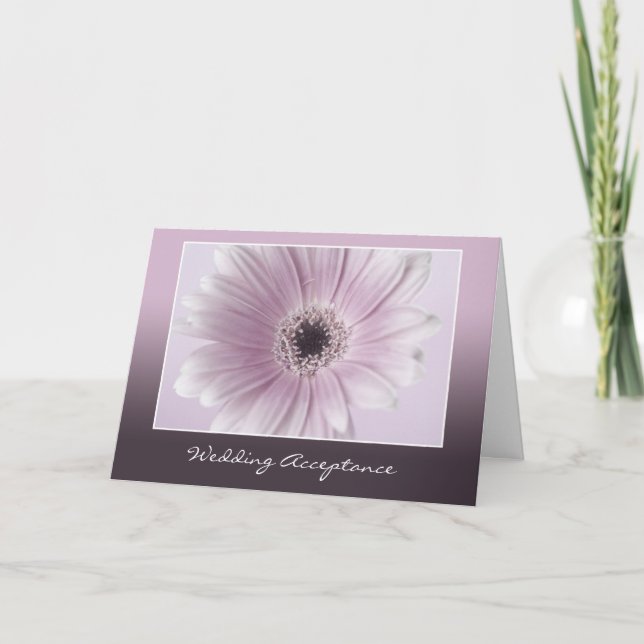 Carte d'acceptation mariage (Devant)