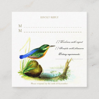 Carte D'accompagnement 1833 Archives de Liverpool | RSVP Mariage Martin-p