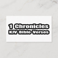 "1 Chroniques Versets bibliques du KJV" Texte