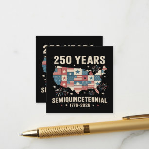 Carte D'accompagnement 250e anniversaire de l'indépendance des États-Unis