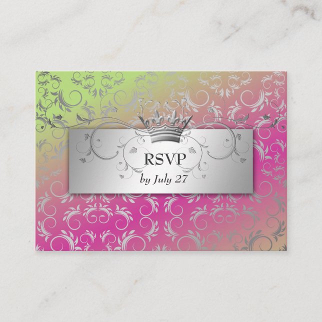 Carte D'accompagnement 311-Silver Divine | Lime de fraise (Devant)
