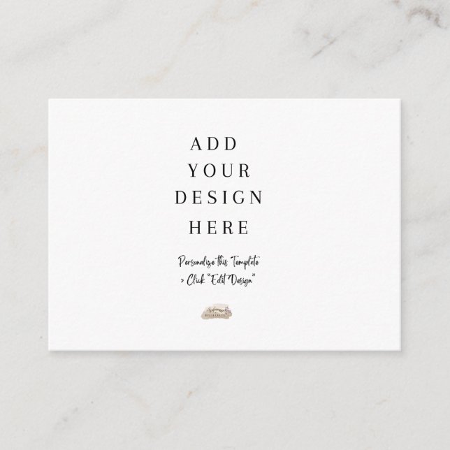 Carte D'accompagnement 3.5" x 2.5" Enclosure Cards (Devant)