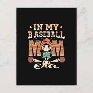 Carte D'accompagnement À l'ère de ma mère de baseball