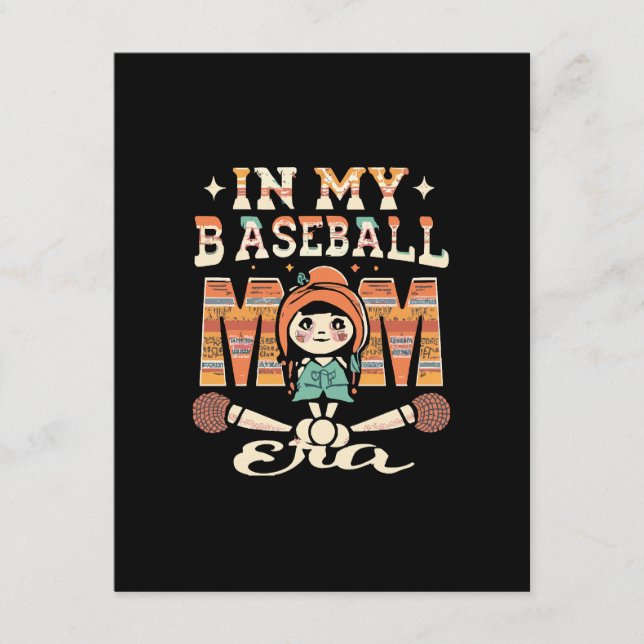 Carte D'accompagnement À l'ère de ma mère de baseball (Devant)