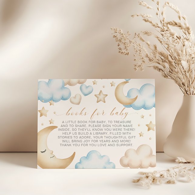 Carte D'accompagnement A little piece of heaven baby shower book request (a piece of heaven baby shower books for baby card)
