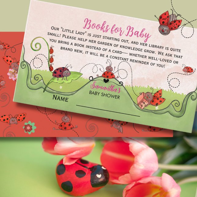 Carte D'accompagnement A Sweet Little Lady Ladybug  Books for Baby (A Sweet Little Lady Ladybug Books for Baby Enclosure Card)
