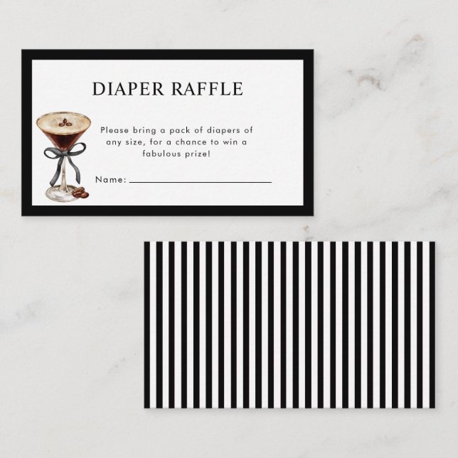 Carte D'accompagnement A Tini One is on the Way Baby Shower Enclosure  (Devant / Derrière)