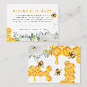 Carte D'accompagnement Abeille à miel florale   Demande de réservation
