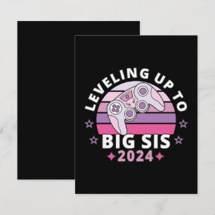 Carte D'accompagnement Accéder au rang de grande sœur 2024 Filles