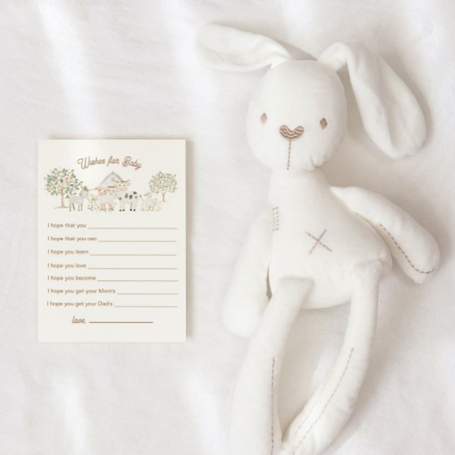 Carte D'accompagnement Accueil Grown Cutie Baby shower des souhaits pour  (Créateur téléchargé)