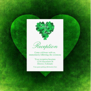 Carte D'accompagnement Accueil Mariage Lucky In Love