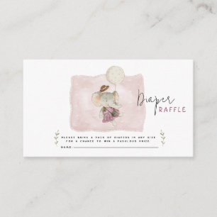 Carte D'accompagnement Adorable éléphant bohème Baby Shower rustique