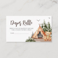 Adventure Await Mountain Diaper Raffle