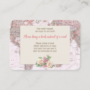 Carte D'accompagnement Adventure Await World Map Boîtier de demande de ca