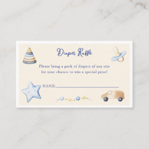 Carte D'accompagnement Adventure Boy Baby Toy Baby shower Déchets Raffle