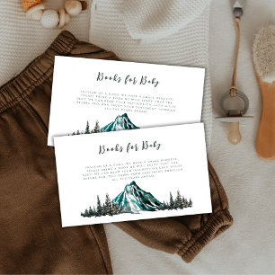 Carte D'accompagnement Adventure Mountain Pine Livres Pour Baby shower