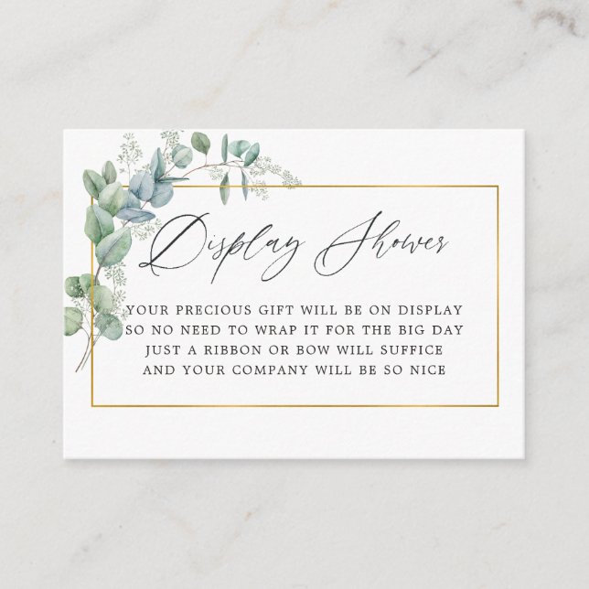 Carte D'accompagnement Affichage de douche de mariage de géranium géométr (Devant)