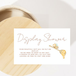 Carte D'accompagnement Afficher Douche Mignonne Abee Baby shower neutre