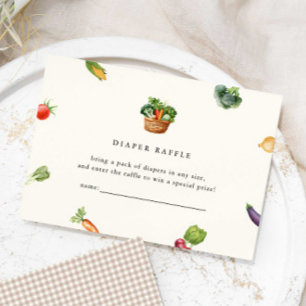 Carte D'accompagnement Agriculteurs Cultivés localement Baby shower Déche