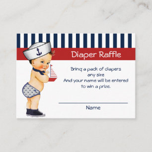 Carte D'accompagnement Ahoy Nautique C'est un petit chevalier Raffle Insé