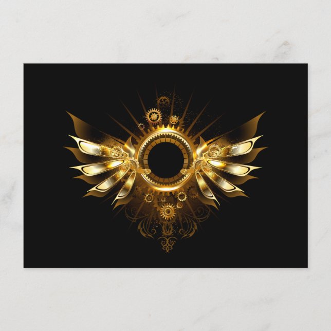 Carte D'accompagnement Ailes de Steampunk (Devant)