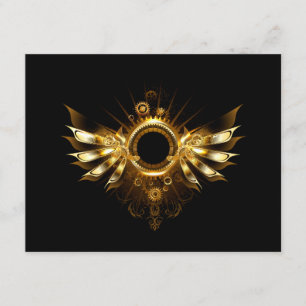 Carte D'accompagnement Ailes Steampunk