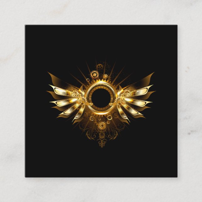Carte D'accompagnement Ailes steampunk (Devant)